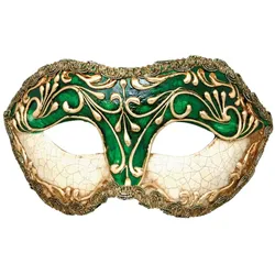 Maskworld Colombina stucco craquele verde