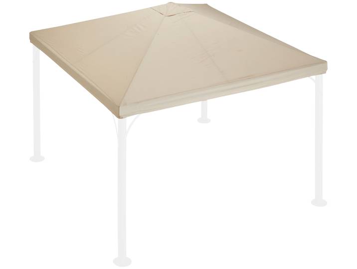 Pavillon-Ersatzdach KONIFERA Murano , beige (natur), Pavillondächer, Pavillon-Ersatzdach, BxT: 300x300 cm