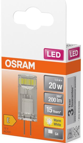 Osram Led Specialpære G4, 1,5w=20w