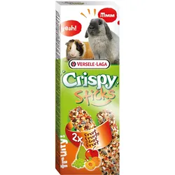 Versele-Laga Crispy Sticks Kaninchen-Meerschweinchen Obst - 2 Stück 8x110 g