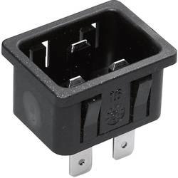 Martin Kaiser 767/10/63/sw/C Kaltgeräte-Steckverbinder 767 Stecker, Einbau vertikal Gesamtpolzahl: 2 + PE 16 A Schwarz 1 St.