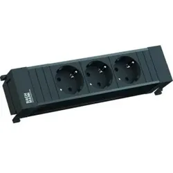 Bachmann 317.117 POWER FRAME 3xCEE7/3 kurz Kunststoffprofil 317117