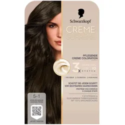 2x Schwarzkopf Creme Supreme, Haarfarbe, Creme Supreme Coloration (5-1 Kühles Braun)