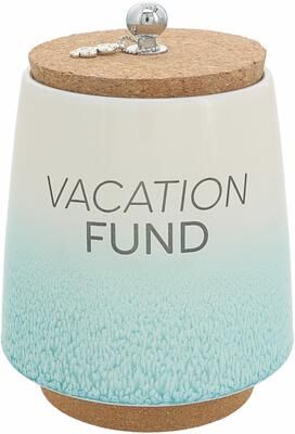 "Pavilion Vacation Fund Ceramic Savings Bank - 6.5"""