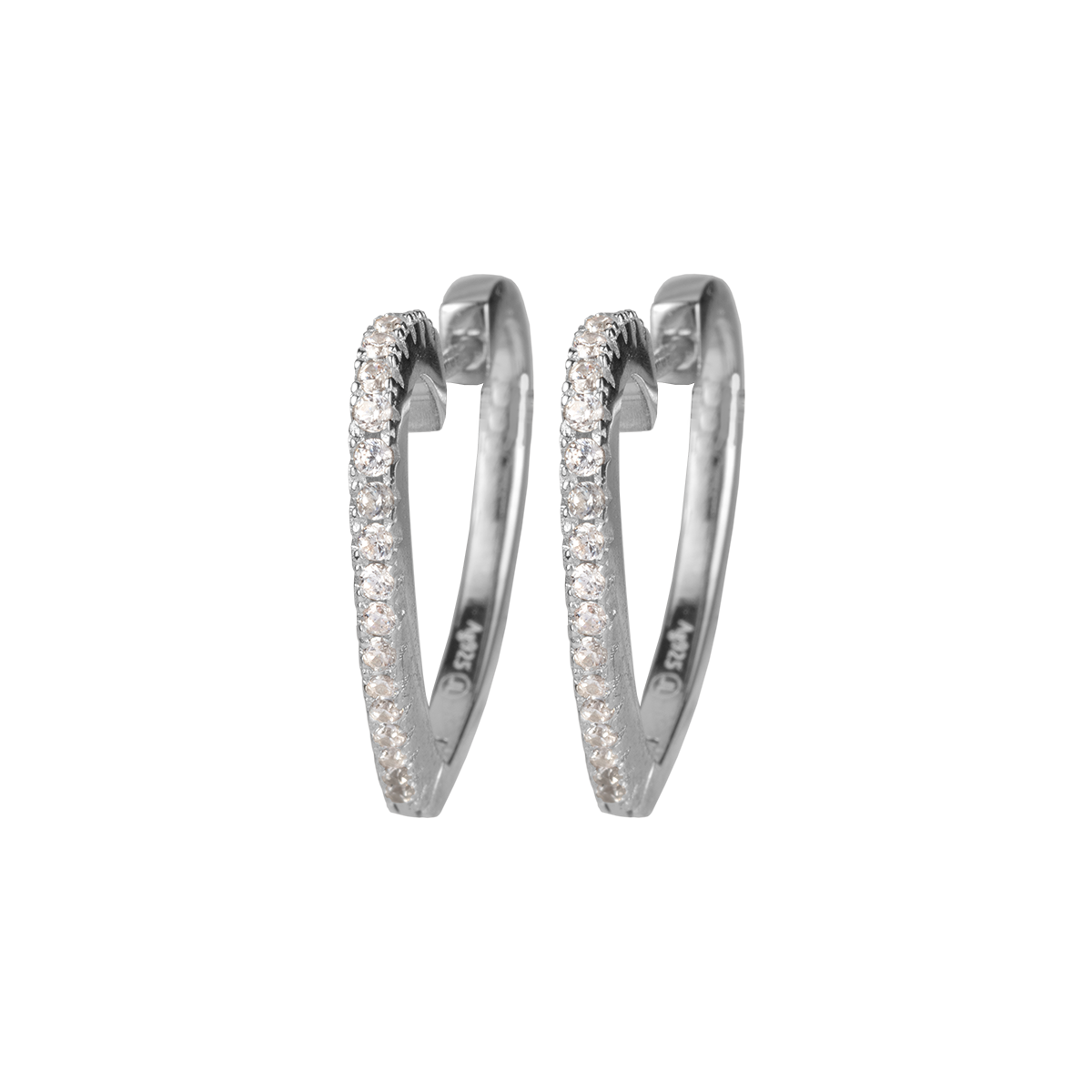 Jacques Lemans Ohrstecker Sterlingsilber mit Zirkonia