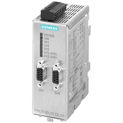 Siemens 6GK1503-4CB00 PROFIBUS OLM/G22 V4.0 Optical Link Module, 2x RS-485, 2x BFOC (Glas-LWL) 6GK15034CB00