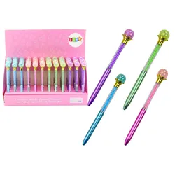 Stift mit Diamantkugel, Diamanten, blaue Nachfüllmischung 0.7mm