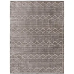 benuta Basic Kurzflor Teppich Daisy Grau 66x110 cm - Moderner Kurzflor-Teppich für Wohnzimmer