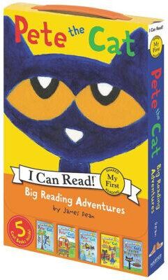 Pete the Cat: Big Reading Adventures: 5 Far-Out Books in 1 Box!