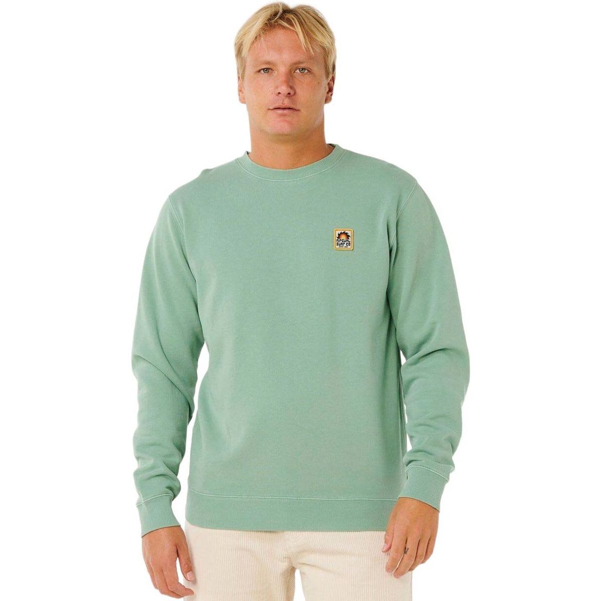 RipCurl Pacific Rinse Patch Crew aloe (3237) 2XL 0AMMFL-3237-2XL