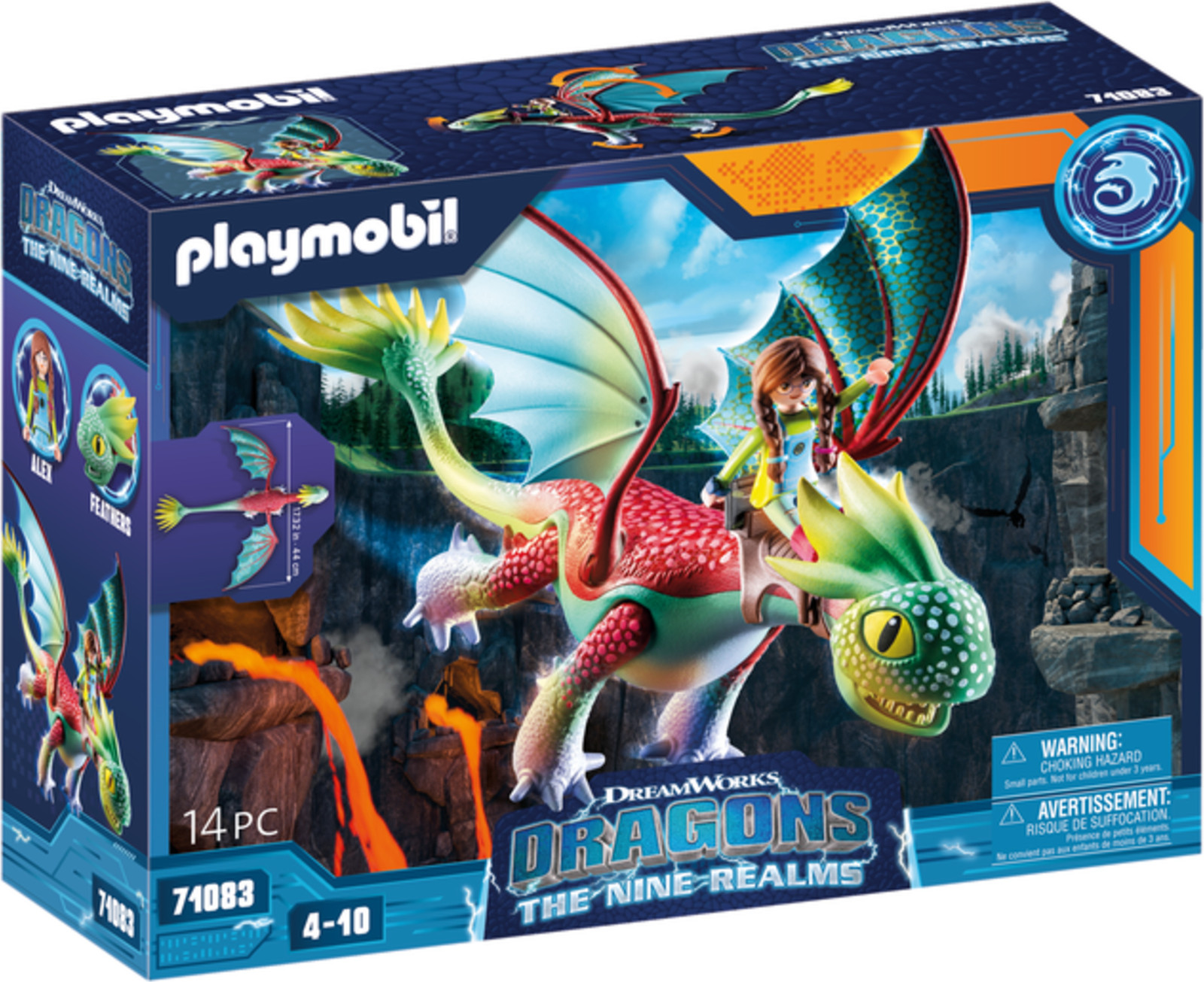 Playmobil Draken 71083 De Negen Rijken Feathers & Alex