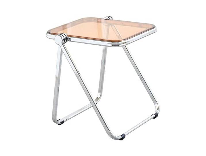YCCHAH Wohnzimmermöbel Acryl Beistelltisch Einfach Leicht Luxus Transparent Multifunktional Faltbar Sofa Beistelltische Wohnzimmer (A)