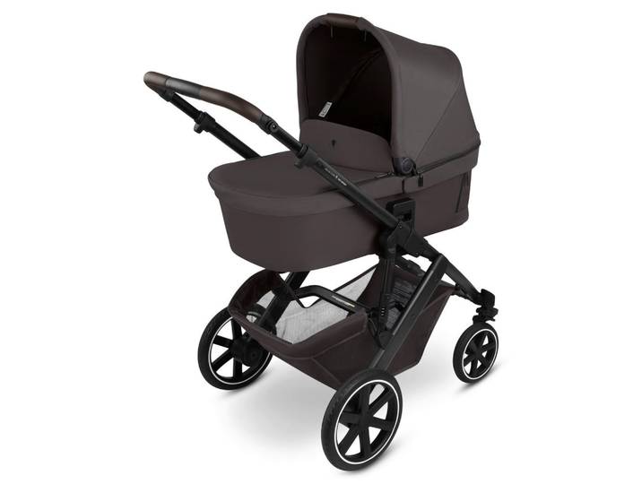 ABC Design Kinderwagenset, Graubraun, Textil, 5-teilig, 63x123x97 cm, EN 1888, UV 50+, ECE R 129 i-Size, Feststellbremse, Federung, 5-Punkte-Gurt, für Babyschale geeignet, Griff in Lederoptik, Transportsicherung, Sitz umsetzbar,ergonomischer Tragebügel, Sonnendach, integriertes Gurtsystem, optimaler Aufprallschutz, schadstoffgeprüft, Seitenaufprallschutz, Isofix-Befestigung, 3-Punkt-Gurt,5-Punkt-Gurt, Schutzbügel abnehmbar, Sitz umsetzbar,Matratze, zusammenklappbar, Bezug abnehmbar und waschbar, Matratze mit Memory-Schaum, Baby on Tour, Kinderwagen, Kombikinderwagen