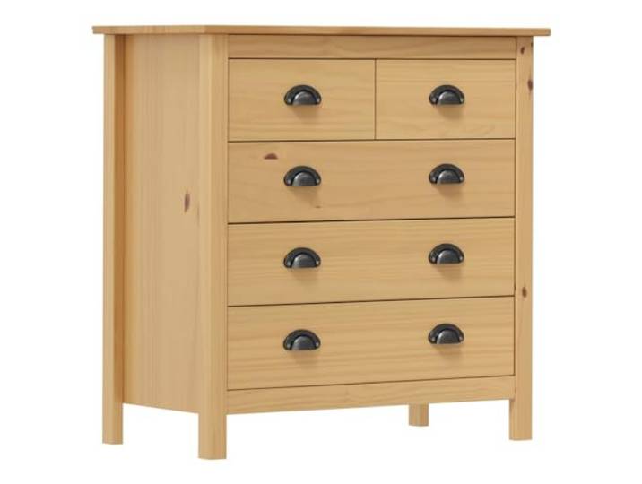 vidaXL Sideboard Hill 79x40x80 cm Massivholz Kiefer