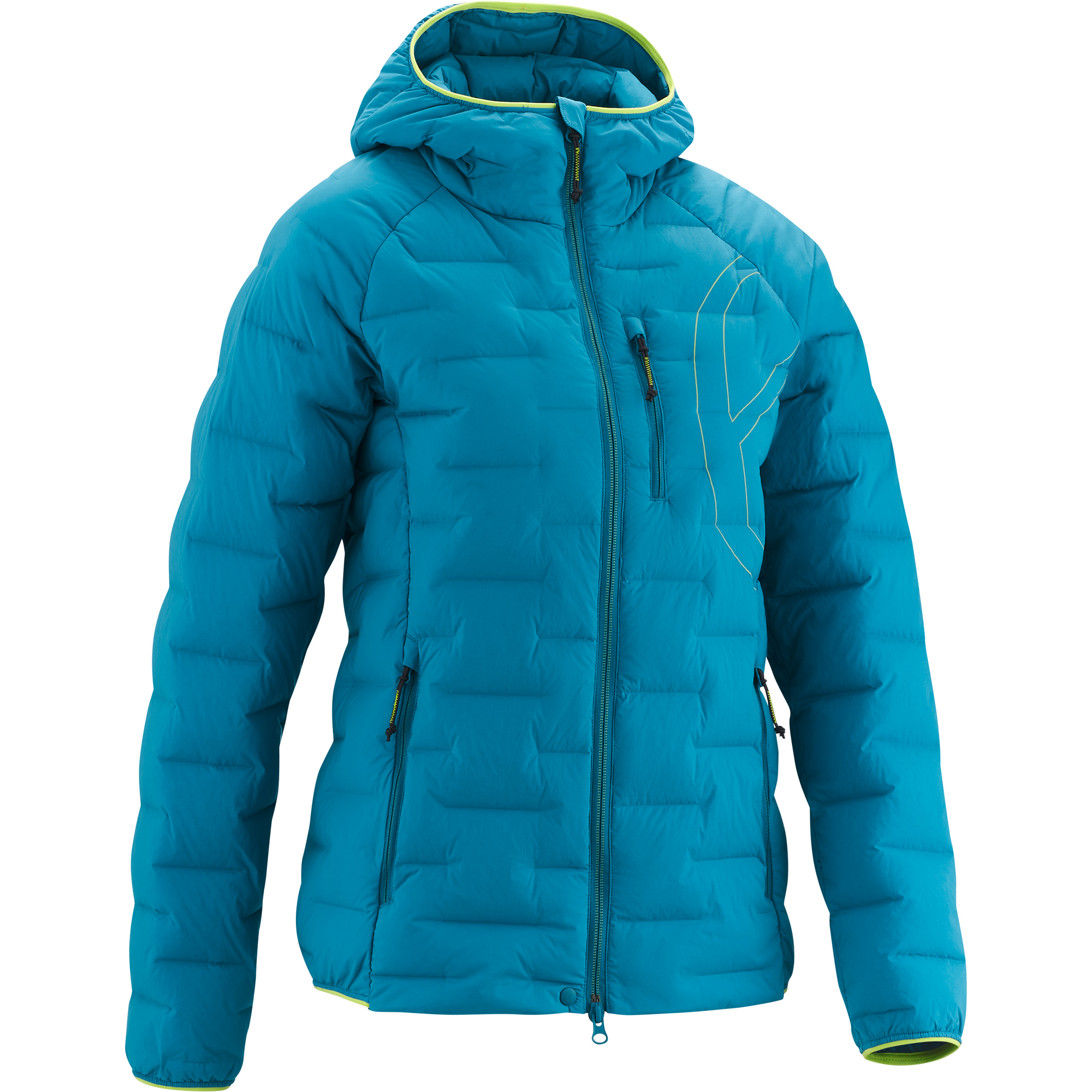 Edelrid Dolo Damen Isolationsjacke blau Größe XS Alpinklettern | Bouldern | Sportklettern Wasserabweisend Wasserabweisend