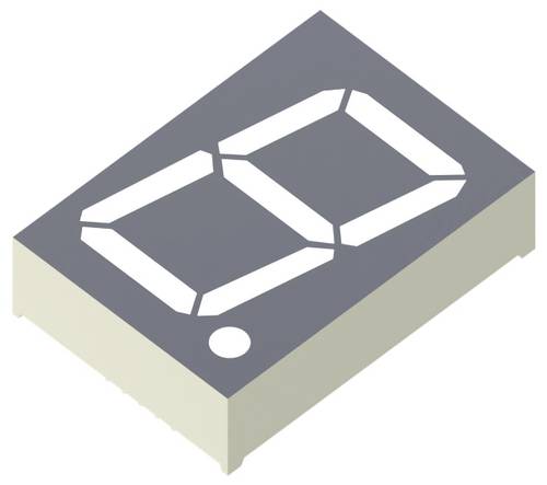 Kingbright 7-Segment-Anzeige Rot 38.10mm 3.7V Ziffernanzahl: 1 SA15-11SURKWA Tube