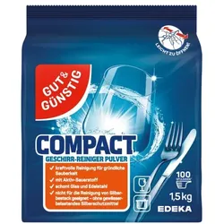 Gut & Günstig Geschirr-Reiniger Pulver »Compact« 1,5 kg