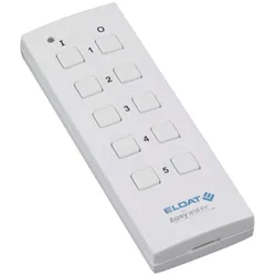 ELDAT RT34E5005-01-02K Handsender Easywave 868 MHz 5-Kan. 5xEin/Aus weiß