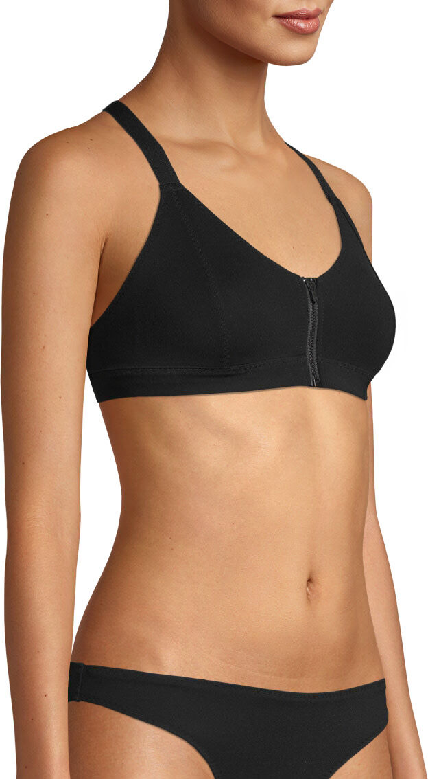Casall Women's Scuba Zip Bikini Top Black 34