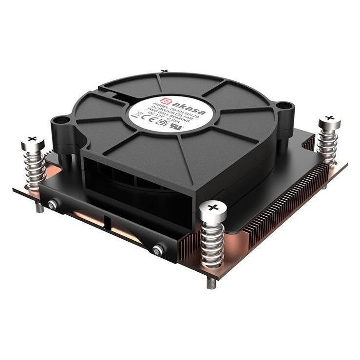 Akasa 1U Intel LGA 1700 CPU-Kühler - Kupfer (28.30 mm) (AK-CC7406BP01)