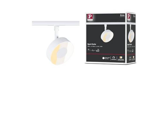 Paulmann URail Spot Circle White Select 2700-4000K Signalweiß