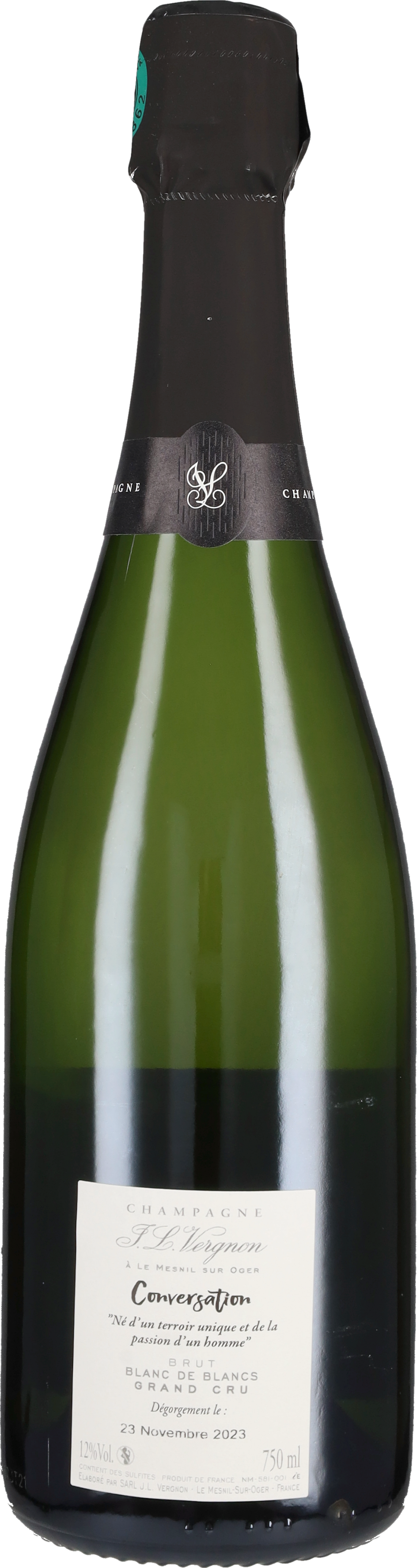 Vergnon Jean-Louis Champagne Brut Grand Cru Blanc de Blancs 'Conversation' Jean Louis Vergnon