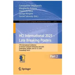 Human-Computer Interaction – Late Breaking Posters, Fachbücher von Gavriel Salvendy, George Margetis, Margherita Antona, Stavroula Ntoa, Constantine Stephanidis