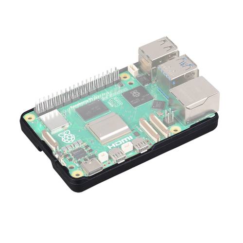 Raspberry Pi Bumper SBC-Gehäuse Passend für (Entwicklungskits): Raspberry Pi Schwarz