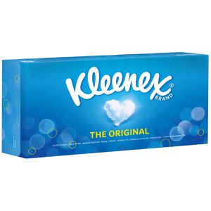 Kleenex Kosmetiktücher 8815, 2-lagig, Tissue, weiß, 100 Tücher