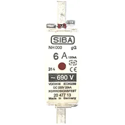Siba NH-Sicherungseinsatz 2047713.25