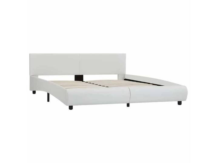 NOUVEAU Grand lit adulte - Cadre de lit avec LED - COCO - sans matelas - 2 personnes - blanc 160x200 cm _00kzx87l