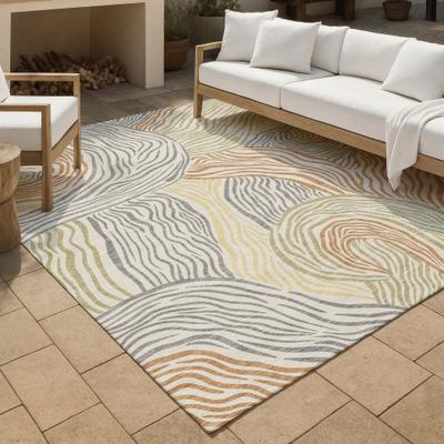 Addison Rugs Machine Washable Indoor/ Outdoor Modern Cortez Chantille Rug