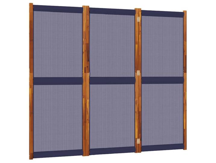 vidaXL Raumteiler 3-tlg. Paravent Dunkelblau 210x180 cm, 1-tlg.