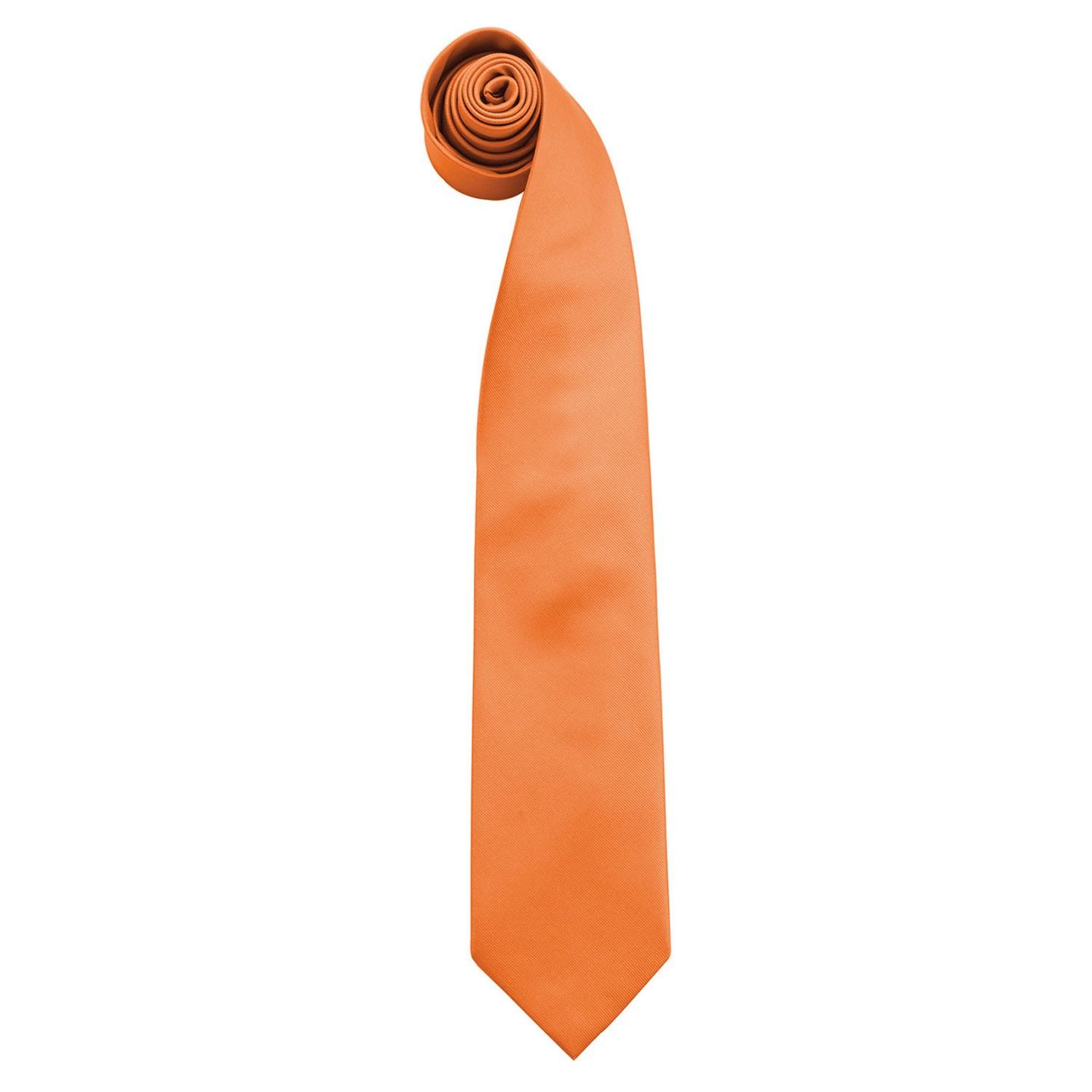 Premier Heren Kleuren Mode Stropdas (Oranje)