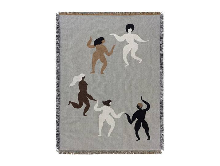 Ferm Living Plaid Free tapestry 120x170 cm Grey