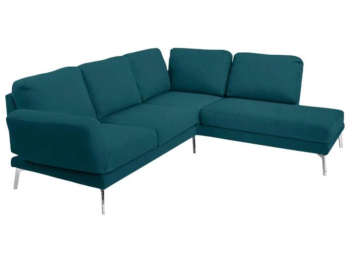 Ecksofa Toledo Basic Candy / Farbe: Petrol / Material: Stoff Basic