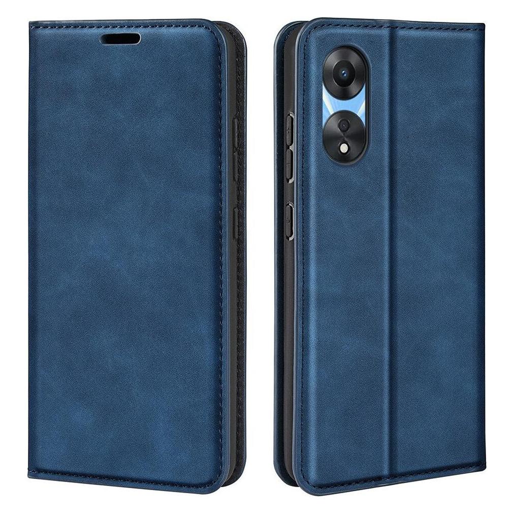 Cover-Discount OPPO A58 5G / A78 5G - Stand Flip Case Hülle blau (Oppo A78 5G) (660122587E)