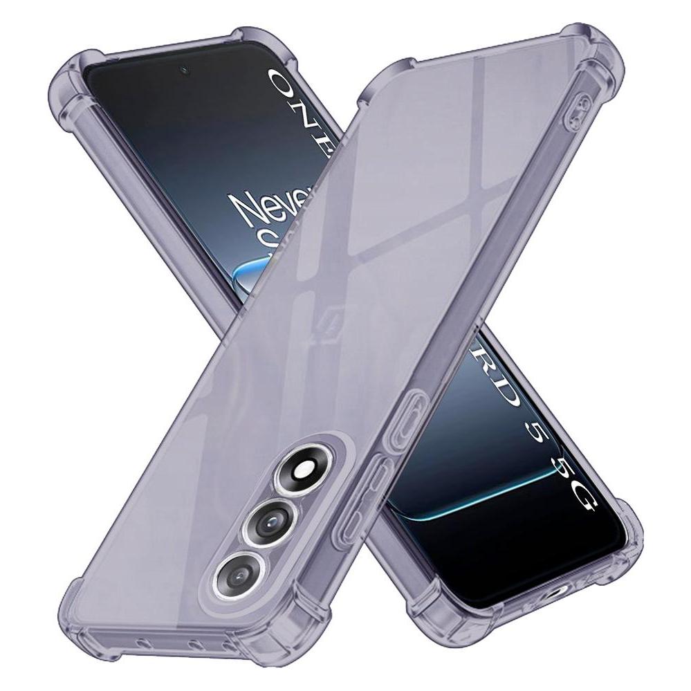Techsuit - Shockproof Clear Silicone - OnePlus Nord 5 - Smoke Black (OnePlus Nord 5) (61232598)