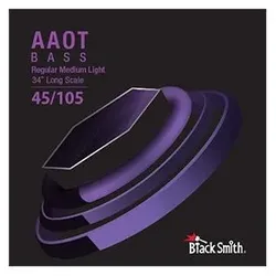 No Name BlackSmith EAAEB-45105-4 - struny do gitary basowej 45-105 4-strunowej skala 34” (4x, E-Gitarre), Saiten