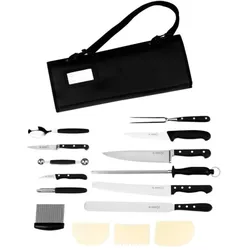 GIESSER Messertasche 15-tlg., mit Namensschild, Höhe: 50 mm
