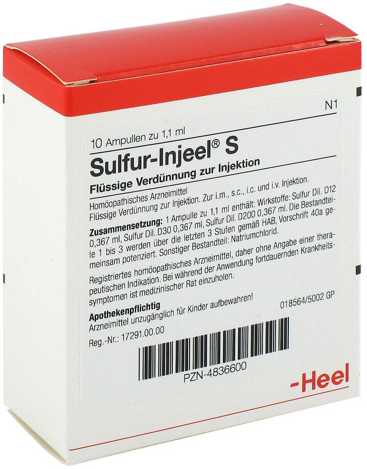 Sulfur-Injeel Sulfur Injeel S Ampullen
