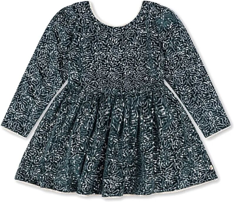 Konges Sløjd Robe Sequins Viola Vert 3 ans