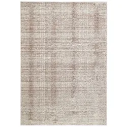 Musterring Webteppich Plains 206 x 250 cm Mischgewebe Beige / Braun