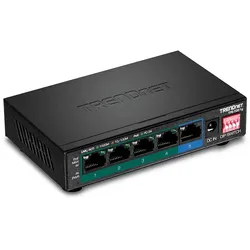 Trendnet TPE-TG51G Netzwerk-Switch Gigabit Ethernet (10/100/1000) Power over Ethernet (PoE) Schwarz