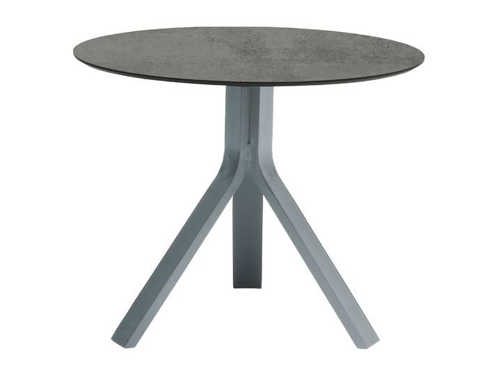 Stern Beistelltisch Freddie Ø 65 cm Aluminium graphit Tischplatte