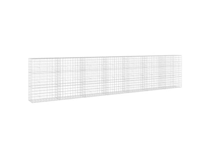 vidaXL Gabione mit 3,5 mm Draht und 10x10 cm Maschen 700x50x150 cm Robuste Konstruktion: Hält allen Wetterbedingungen stand. Einfache Montage: Schneller Aufbau mit Haken- und Clipsystem