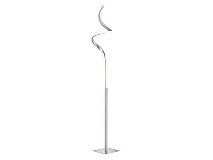 Reality Leuchten R42051107 Course Lampadaire LED en Nickel Mat et Acrylique Blanc 11 W