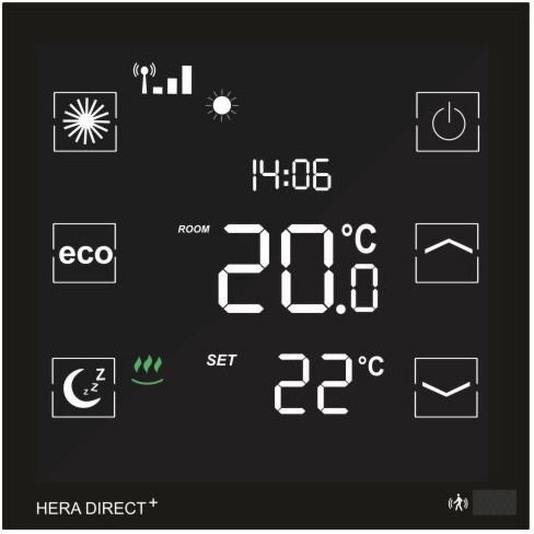 Blossom-ic Hera Direkt+ Funk-Thermostat HDP-3976 Unterputz, 230 V Ausführung