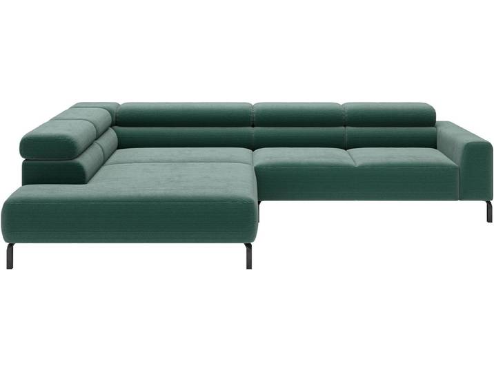 Home affaire Ecksofa Antonelli, L-Form, inkl. Kopfteilverstellung, Breite 312 cm, bequem, wahlweise elektrische Sitztiefenverstellung
