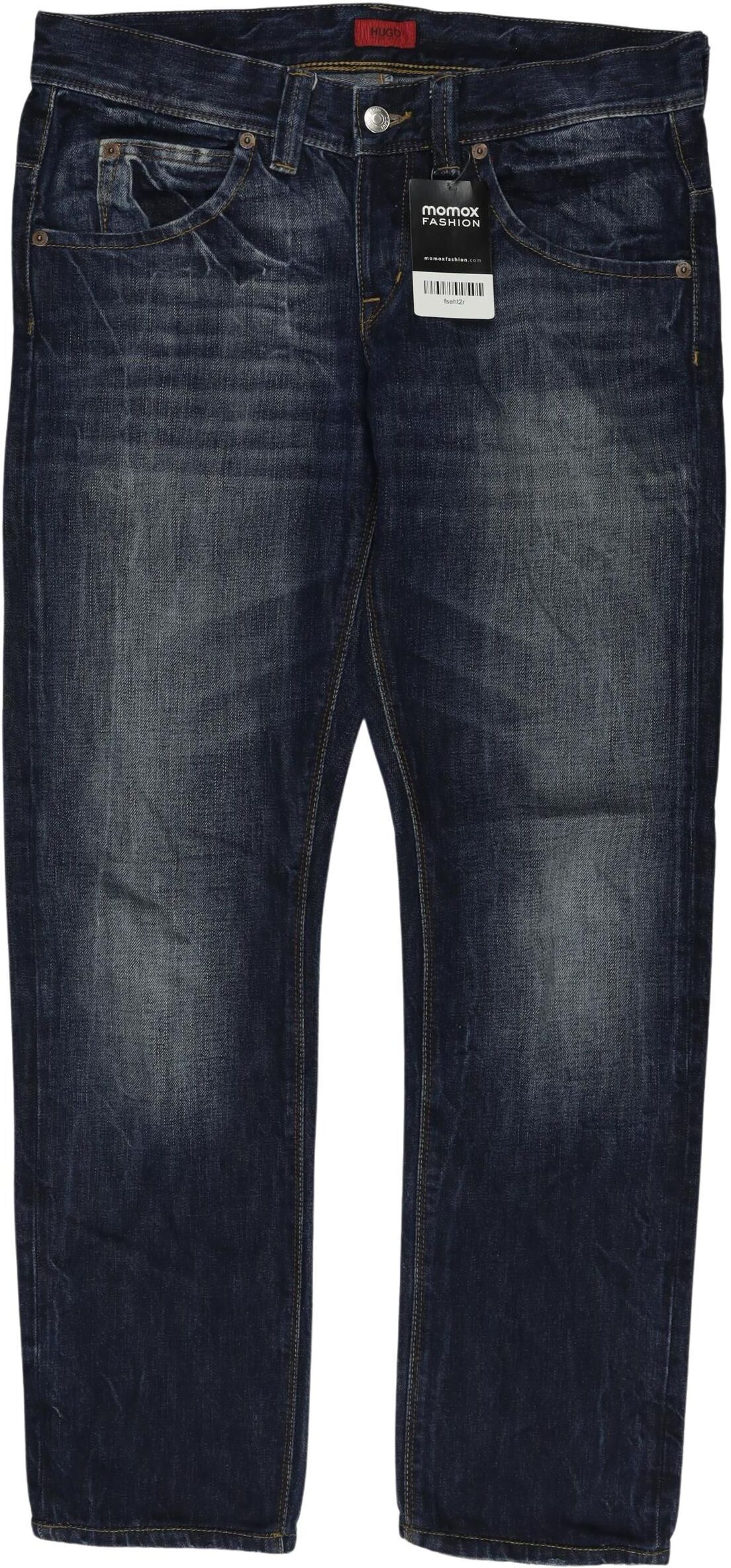 Hugo by Hugo Boss Damen Jeans, Blau, Gr. W26, Baumwolle - Second Hand